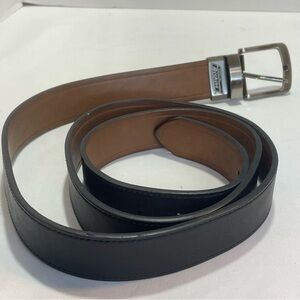 Dickies Black and Brown Leather Belt. Reversible. Pu coated leather. 50-52. Used
